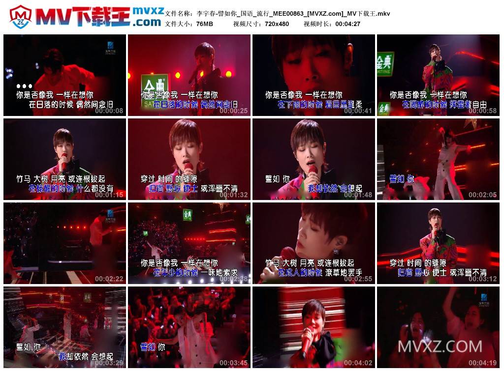 李宇春-譬如你_国语_流行_MEE00863